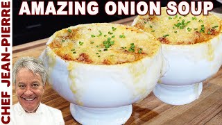 Classic French Onion Onyo Soup  Chef JeanPierre [upl. by Attelrahs88]