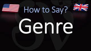 How to Pronounce Genre CORRECTLY [upl. by Inanuah]