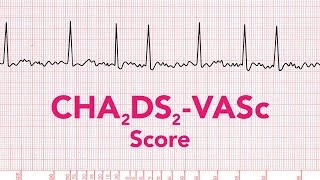 CHADSVASc Score for Atrial Fibrillation  MEDZCOOL [upl. by Eisej]