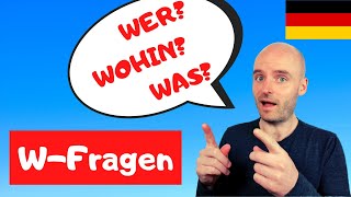 WFragen  Learn German  Deutsch lernen [upl. by Reid]