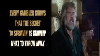 Kenny RogersThe Gambler Muppet Show KARAOKE LYRICS [upl. by Arbmik912]