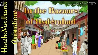 In the bazaars of Hyderabad  SelfAnimated MHVanimations [upl. by Naj]