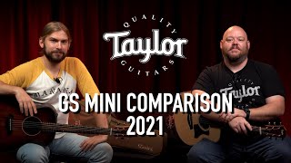 Taylor GS Mini Comparison 2021  Rosewood Mahogany Koa Koa Plus [upl. by Adnara]