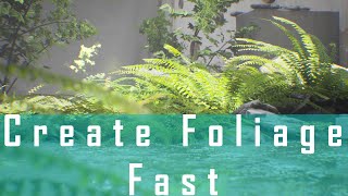 Create Foliage for games FAST [upl. by Frederico]