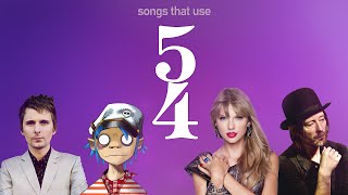 Songs that use 54 time [upl. by Aihsoj]