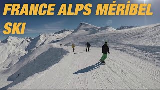 FRANCE ALPS MÉRİBEL SKI [upl. by Annaehs]