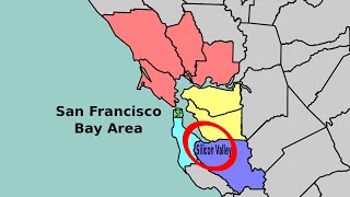 The Difference between San Francisco Silicon Valley and the Bay Area Explained [upl. by Darrill]