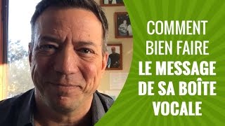 Comment bien faire le message de sa boîte vocale  YannickWeb  Yannick Therrien [upl. by Callista]