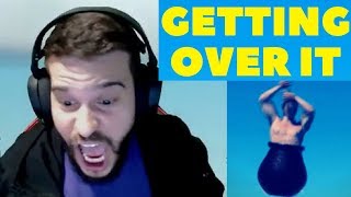 Funny Twitch RAGES 4  Getting Over It [upl. by Ecinnaj446]