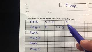 How to fill out a score sheet [upl. by Nanor]