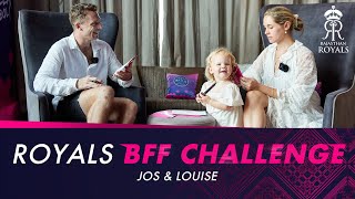 The Royals BFF Challenge ft Jos amp Louise Buttler  Rajasthan Royals  IPL 2021 [upl. by Suk]