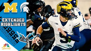 Michigan vs Michigan State  EXTENDED HIGHLIGHTS  10212023  NBC Sports [upl. by Darbee]