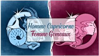 Homme Capricorne ♑ Femme Gémeaux ♊ Compatibilité Astrologique [upl. by Lerner182]