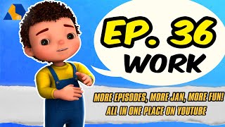 Jan Cartoon in Urdu  Work  Official Cartoon Remastered  S01 E36 [upl. by Allenrad]