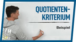 Quotientenkriterium Beispiel  Mathe by Daniel Jung [upl. by Nirehtac]