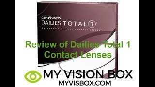 Review of Dailies Total One 1 Contact Lenses [upl. by Belicia]