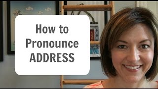 How to Pronounce ADDRESS  American English Heteronym Pronunciation Lesson [upl. by Norvell388]