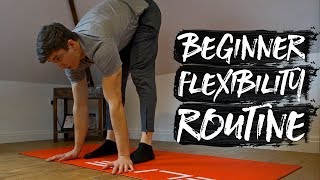 15 Minute Beginner Stretch Flexibility Routine FOLLOW ALONG [upl. by Klarrisa632]