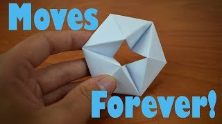 How to fold an Origami Moving Flexagon  Better than a fidget spinner [upl. by Jc930]