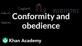 Conformity and obedience  Behavior  MCAT  Khan Academy [upl. by Akirret791]