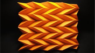 Teselado de Herringbone  Tutorial de Origami [upl. by Ziegler]