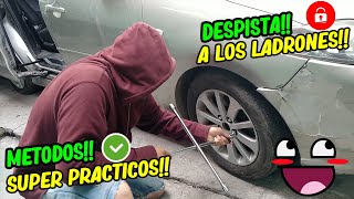 TRUCOS PARA PROTEGER TU CARRO DE ROBOS  LIFE HACKS SEGUROS✅ [upl. by Eniarrol]