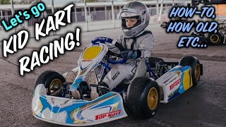 HOW TO GET STARTED IN KID KART RACING  Go Kart racing at 6years old  Learn how to start racing [upl. by Annaoi]