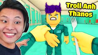 ROBLOX JAYGRAY TROLL ANH THANOS SQUID GAME MAX HÀI🍴🦑🌈THỬ THÁCH BIẾN HÌNH TRÒ CHƠI CON MỰC PHẦN 3 [upl. by Dduj]