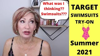 TARGET Swimsuit Try On Summer 2021  Over 50 Fashion  Try On  Over 60  Mature Fashion [upl. by Gwenni]