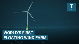 Wind Farm Is Floating On The Ocean — Heres How Its Built [upl. by Sorcim]