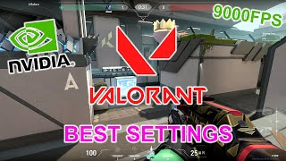 The BEST nvidia settings for Valorant  2025 [upl. by Reiko780]