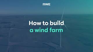 How to build a wind farm [upl. by Audrye322]