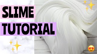 HOW TO MAKE SLIME Simple amp Easy Slime Recipe  2 Minute Easy Slime Tutorial Glue and Borax Slime [upl. by Notniuqal]