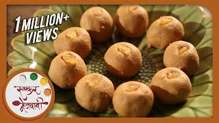 Besan Laddu  Traditional Recipe by Archana  Quick Ladoo  Indian Sweets in Marathi [upl. by Anilra]