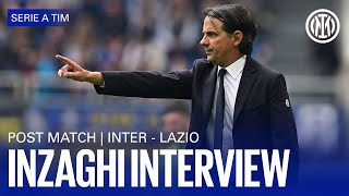 INTER 31 LAZIO  INZAGHI INTERVIEW 🎙️⚫🔵 [upl. by Avla]