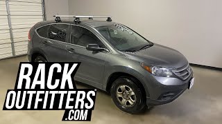 20122016 Honda CRV with Thule EVO Clamp WingBar EVO Roof Rack Crossbars [upl. by Yelahs85]