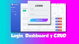 Login Dashboard y CRUD  Todo en uno [upl. by Kim134]