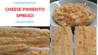 CHEESE PIMIENTO SPREADHOW TO MAKE CHEESE PIMIENTO RECIPE [upl. by Enifesoj]