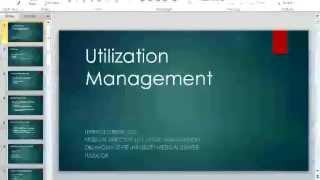 Utilization Management [upl. by Aehta]