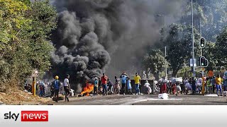 Unrest and looting continues to spread across South Africa [upl. by Iznik378]