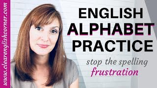 How to Say English Letters American English Alphabet Pronunciation [upl. by Ettenuahs]