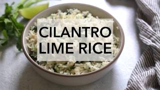 How to Make Cilantro Lime Rice [upl. by Ardenia452]