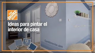 Ideas para pintar el interior de casa  Pintura  The Home Depot Mx [upl. by Aisiat]