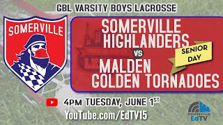 SHS Boys Lacrosse vs Malden 6121 [upl. by Idnahs]