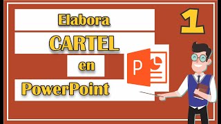 ¿Cómo hacer un CARTEL en PowerPoint [upl. by Noletta]