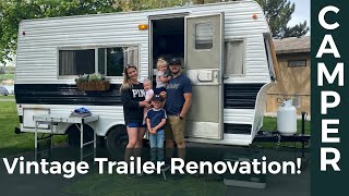 Vintage Trailer Renovation — Full Overview Video [upl. by Alice755]