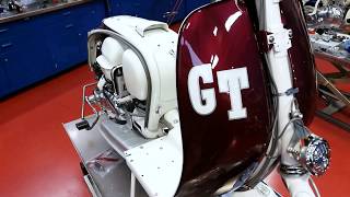 Rimini Lambretta Centre workshop restoration the Gangsters Bike Lambretta TV200 [upl. by Gettings]