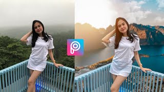 Picsart Editing Tutorial  How To Change Background in Picsart Application [upl. by Legnaros]