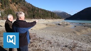 Versunkenes Dorf Abschied nehmen von den Ruinen im Sylvensteinsee [upl. by Nairadal]