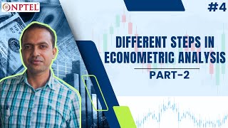 Different steps in econometric analysis Part  2 [upl. by Clapper]